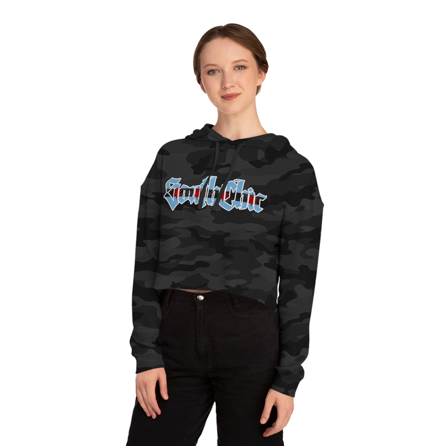 SouthChic, Women’s Cropped Hooded Sweatshirt