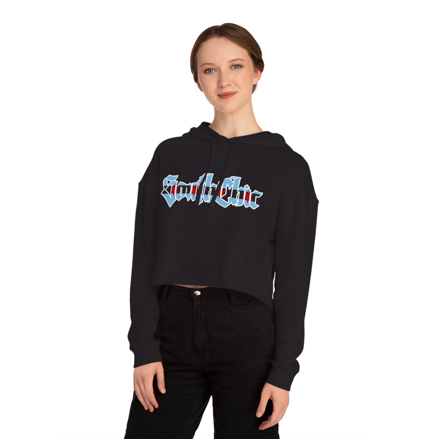 SouthChic, Women’s Cropped Hooded Sweatshirt